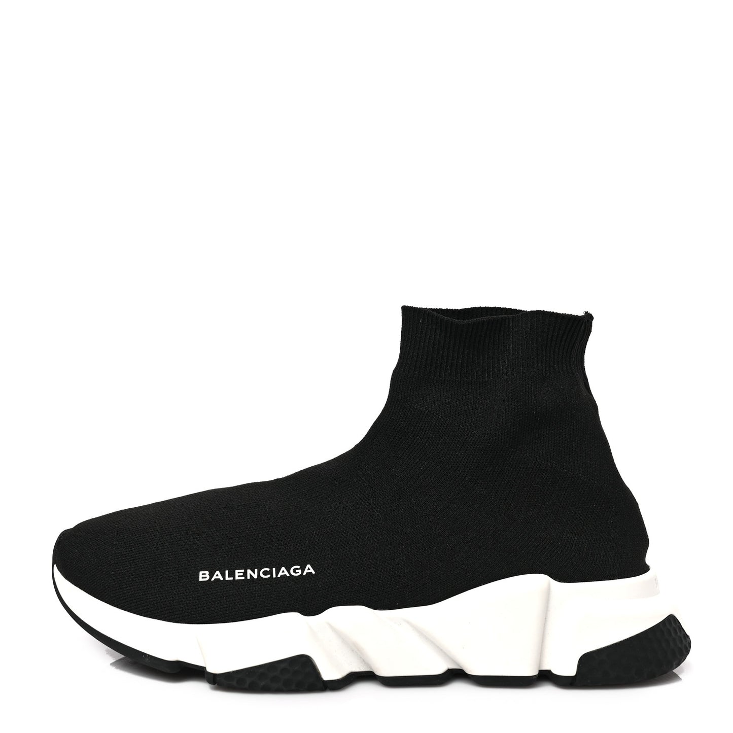 Neoprene Knit Mens Speed Sneakers 42 Black White