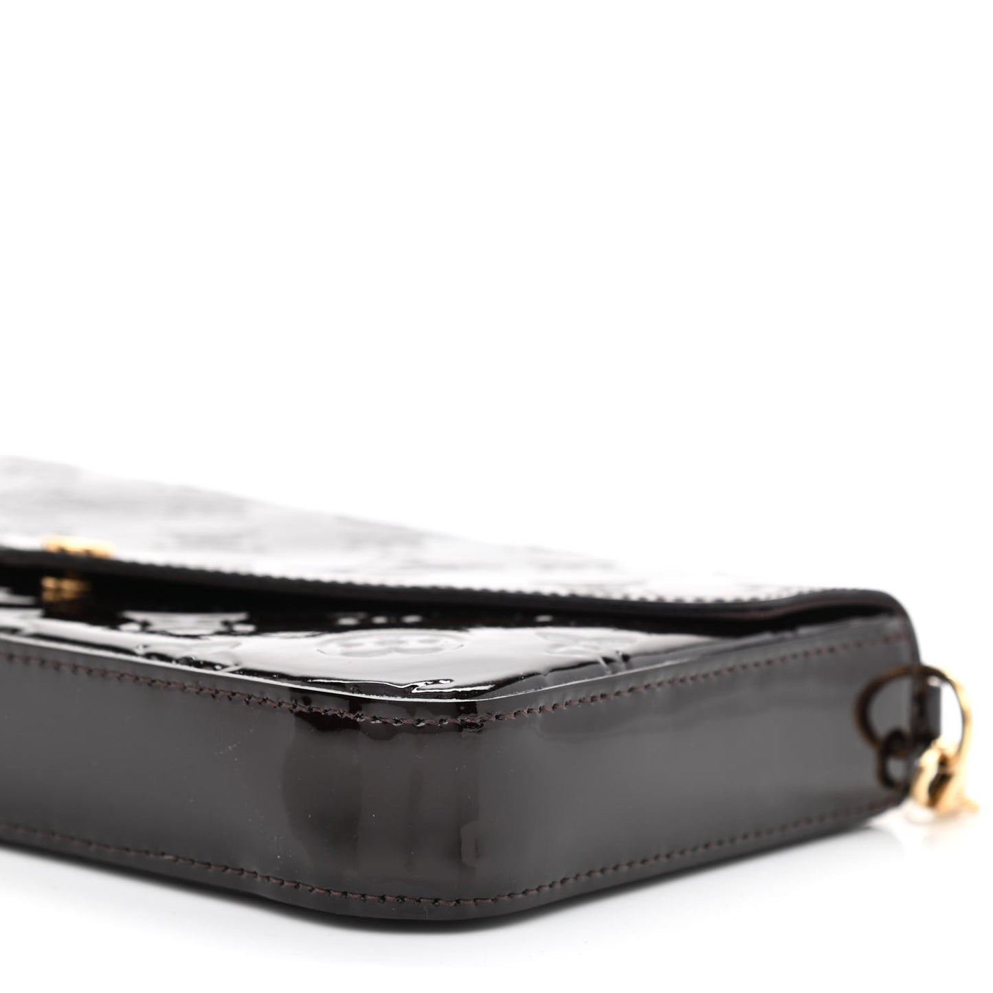 Vernis Pochette Felicie Chain Wallet Amarante