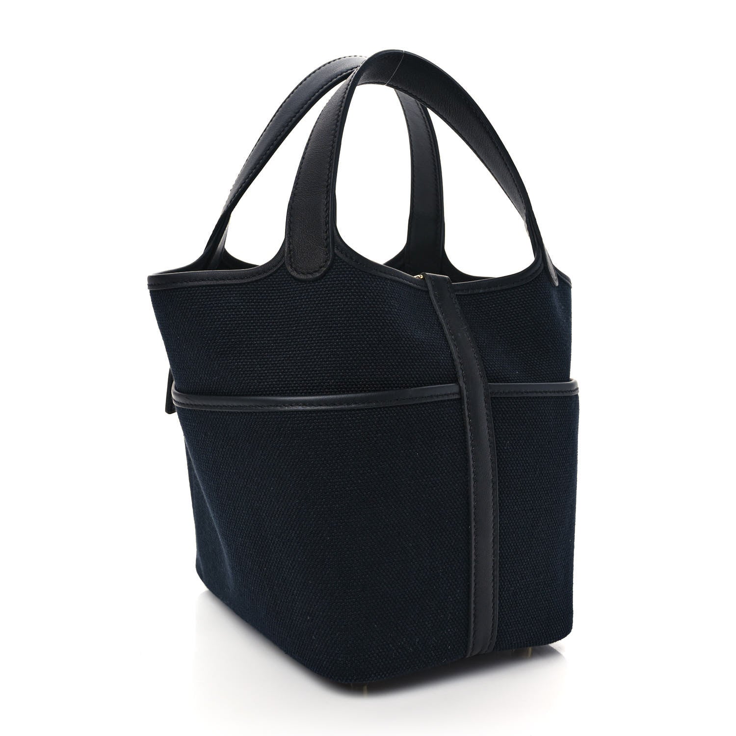 Hermes Toile Goeland Swift Cargo Picotin Lock 18 Black 3 of 8