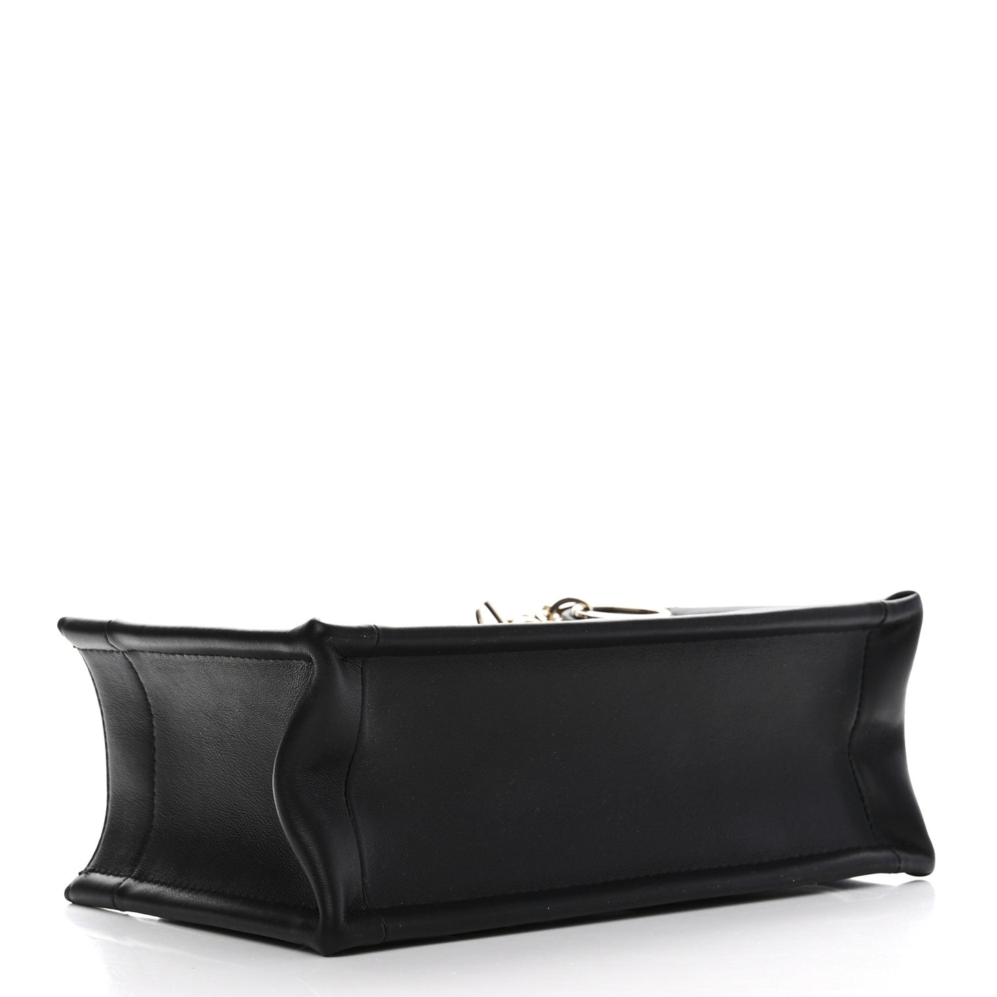 Calfksin Macrocannage Mini Book Tote Black