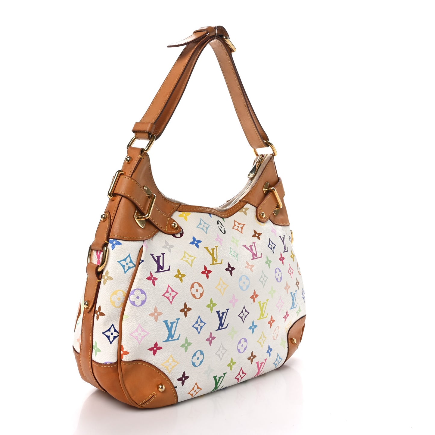 Monogram Multicolor Greta White