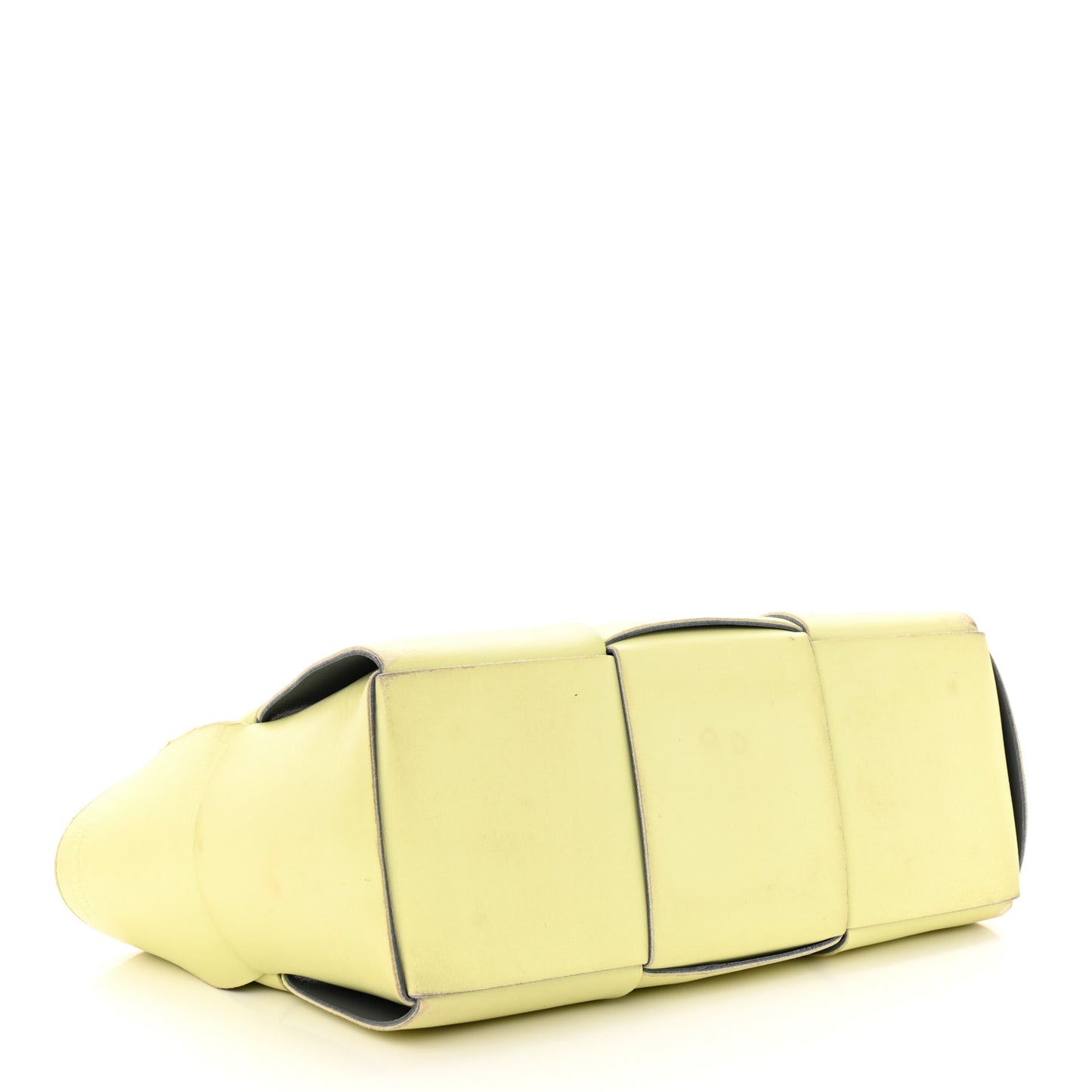Nappa Maxi Intrecciato Small Arco Tote Lemon