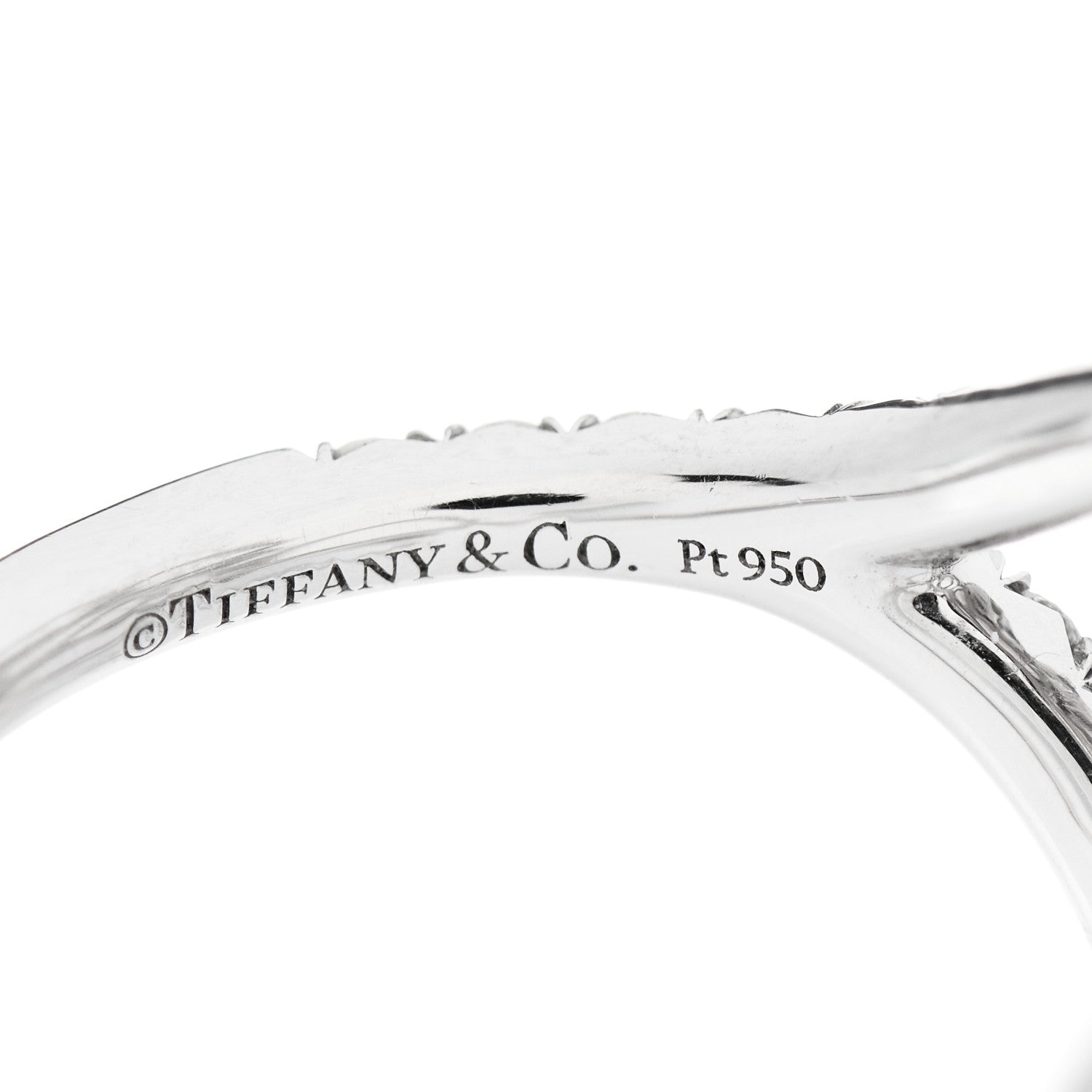 Tiffany Platinum Diamond Tanzanite Paper Flowers Open Cluster Ring 51 5.75 4 of 5