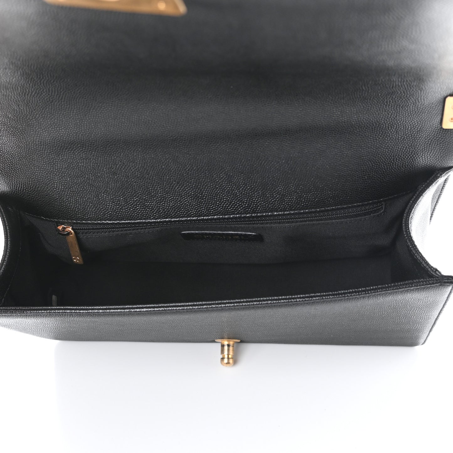 Caviar Quilted New Medium Boy Flap Black