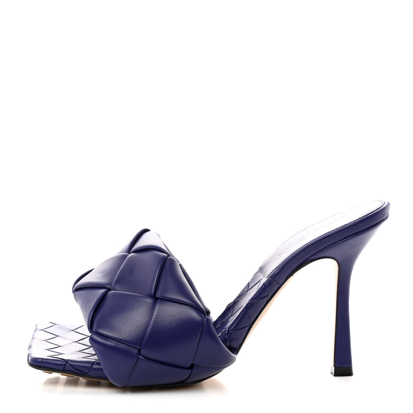 Nappa Maxi Intrecciato Lido 90mm Mule Sandals 39 Unicorn