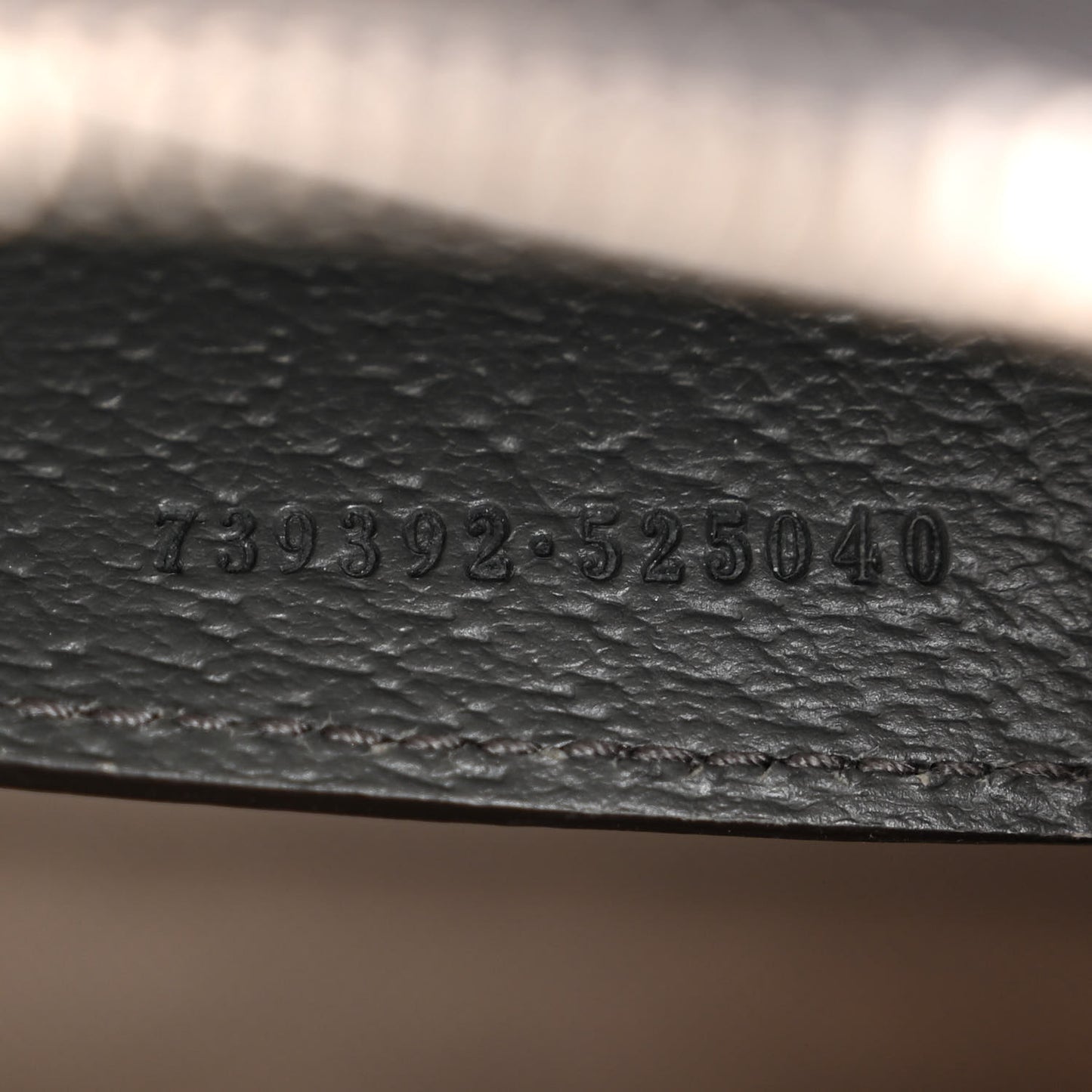 GG Supreme Monogram Textured Dollar Calfskin Small Ophidia Top Handle Shoulder Grey Black Graphite Grey