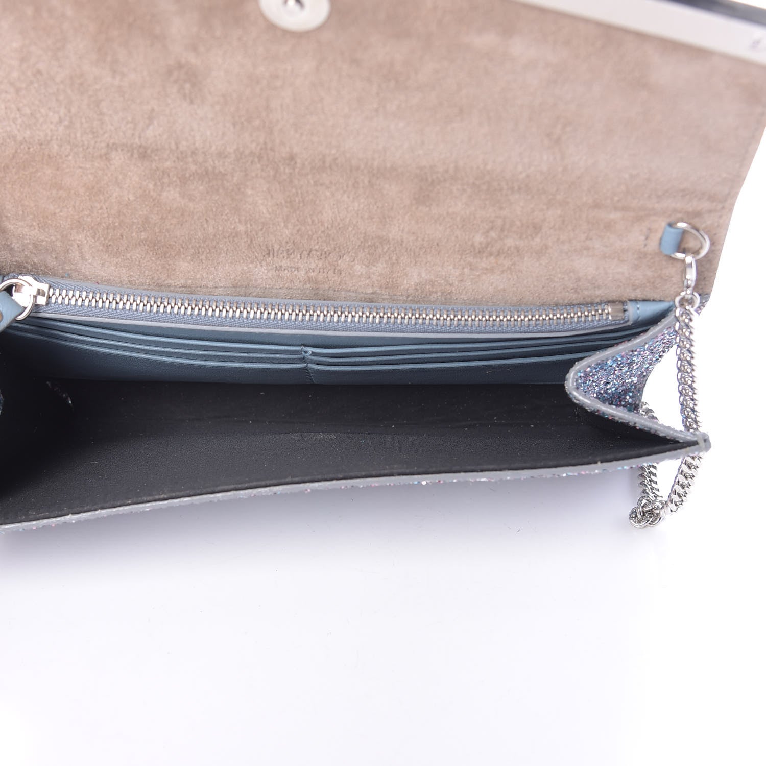 Jimmy Choo Glitter Emmie Clutch Bubblegum Mix 5 of 15