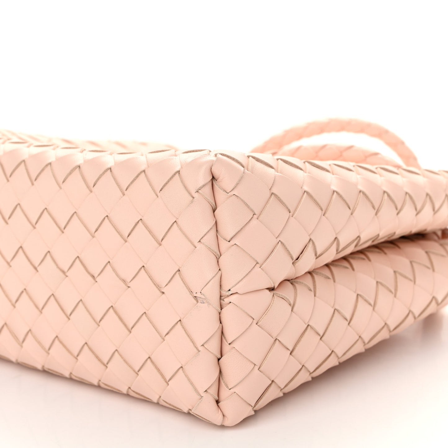 Nappa Intrecciato Medium Andiamo Shoulder Bag Lotus