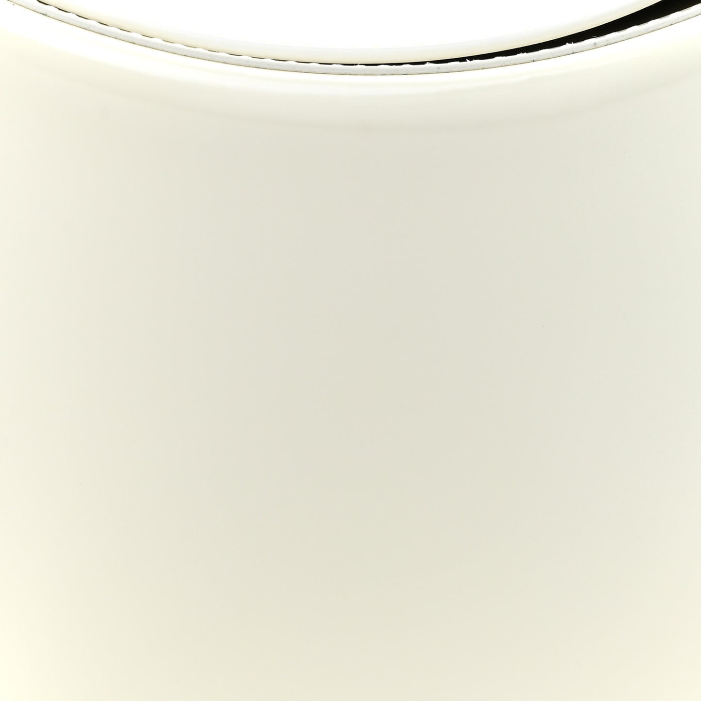 Brushed Calfskin Cradle Fold Over Shoulder Bag White Parakeet