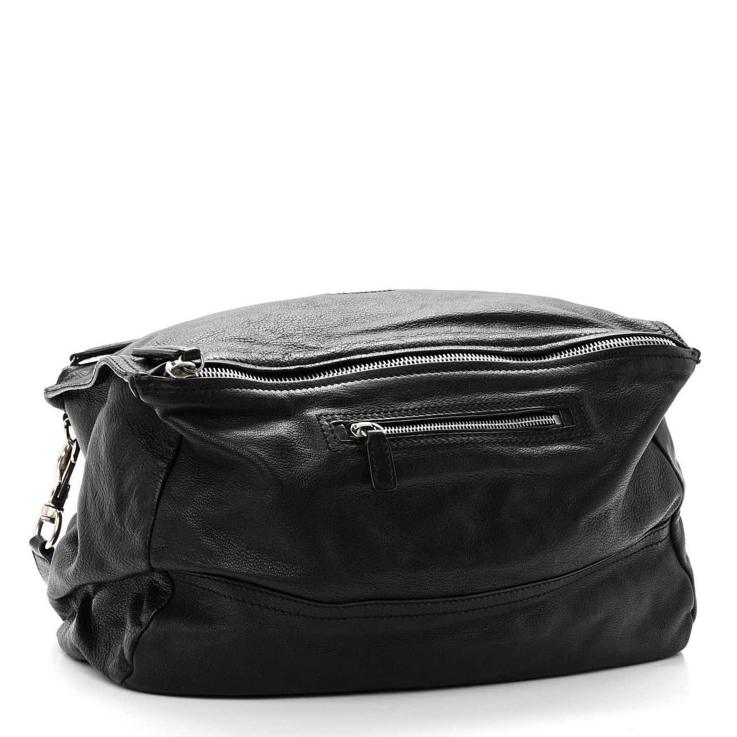 Sugar Goatskin Large Pandora Black