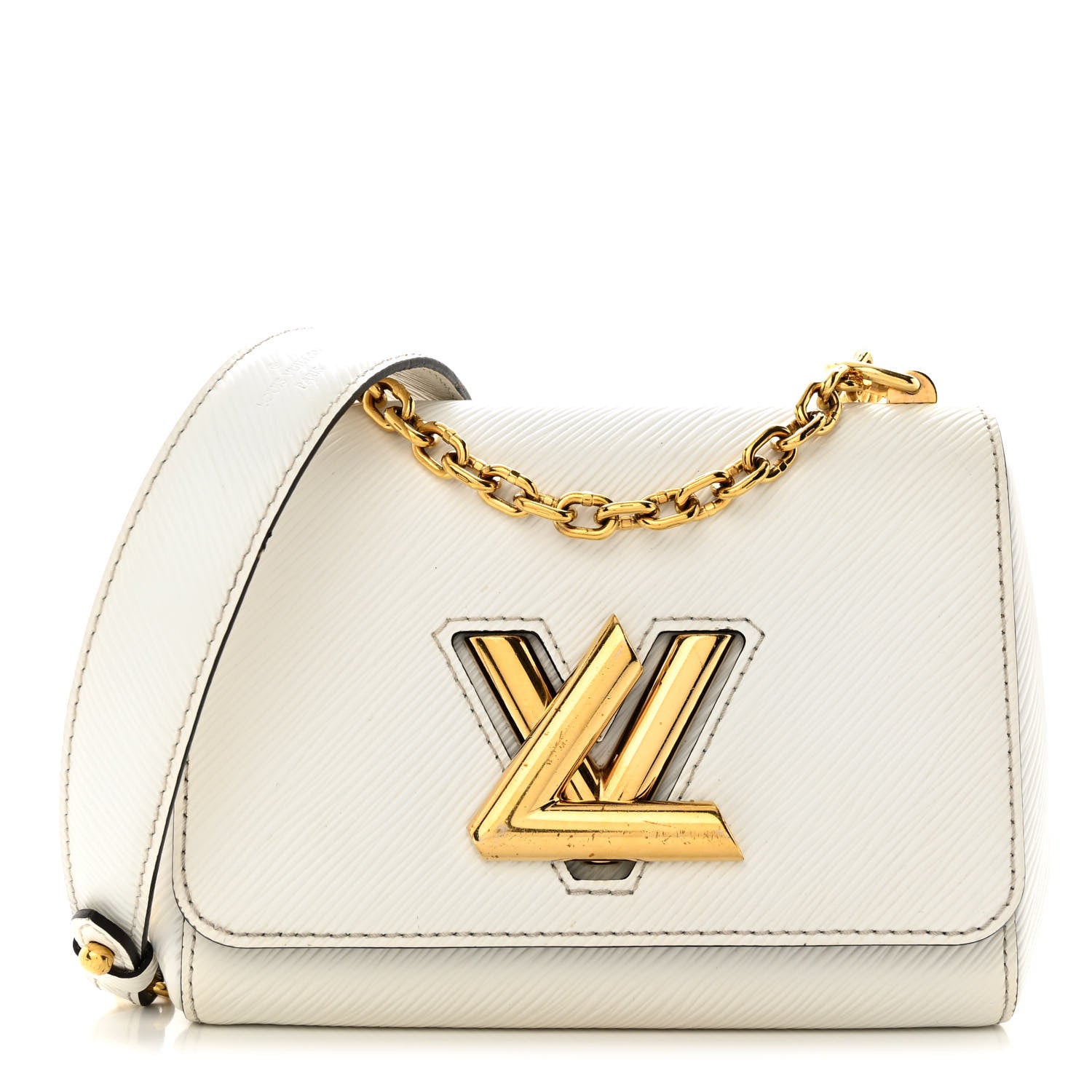 Louis Vuitton Epi Twist Shoulder Bag PM White 1 of 17