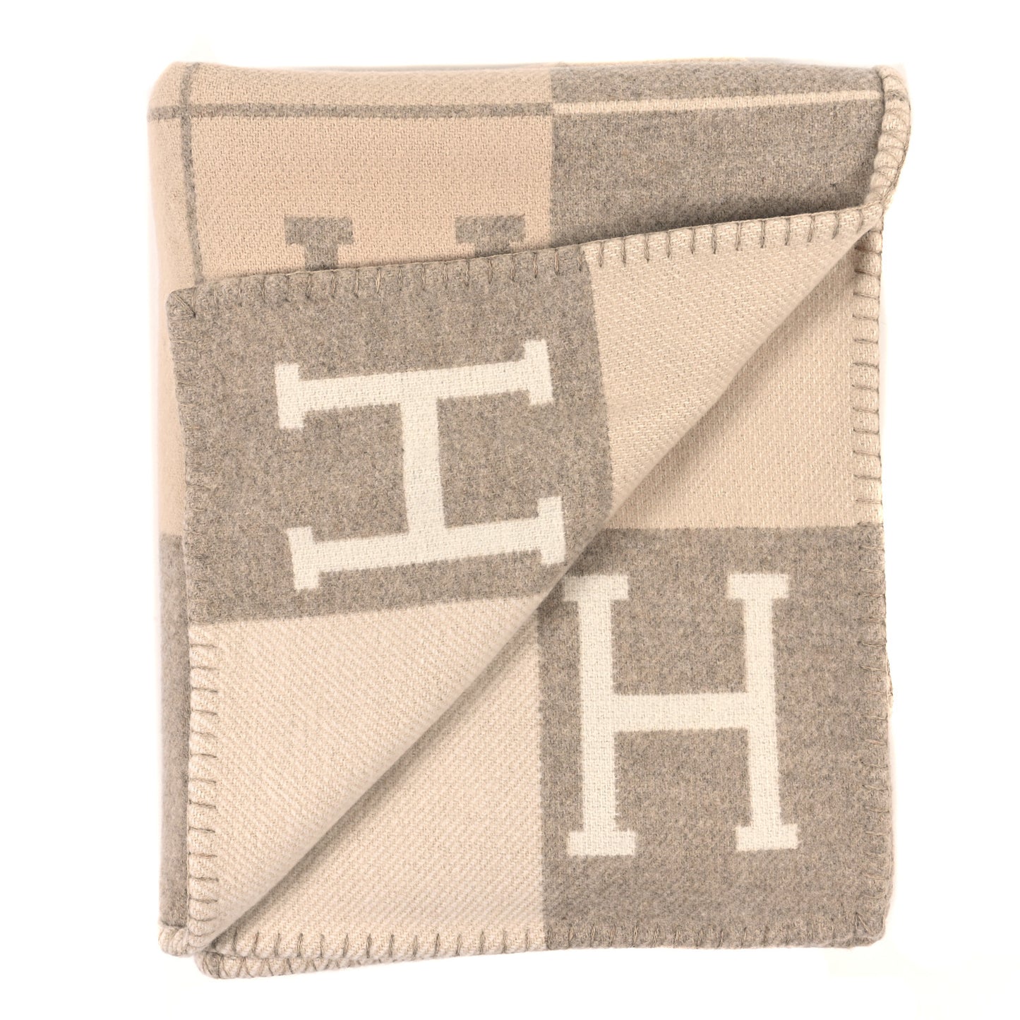 Wool Cashmere Avalon III Blanket Coco Camomille