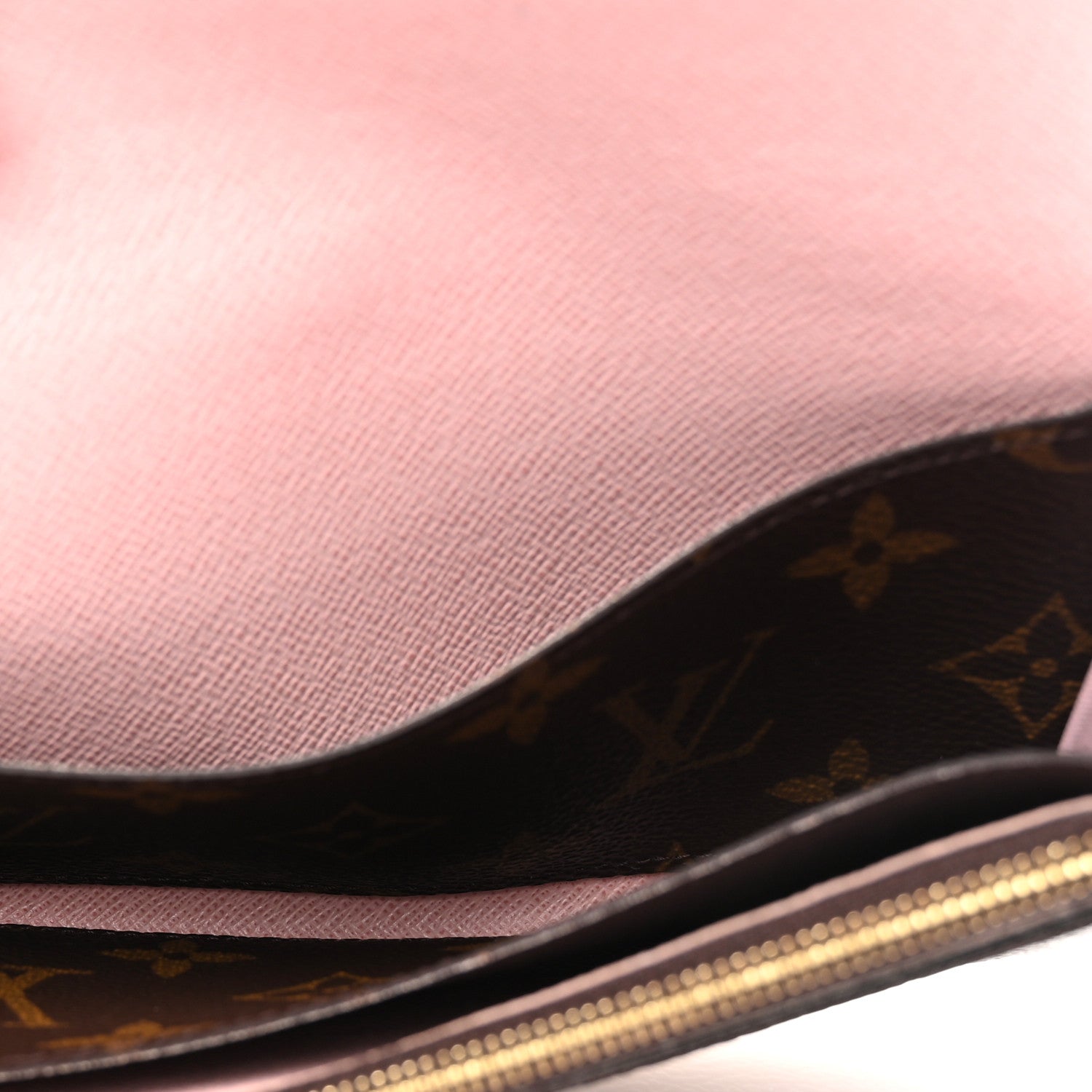 Louis Vuitton Monogram Emilie Wallet Rose Ballerine 5 of 7