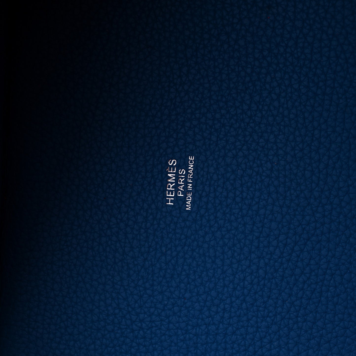 Taurillon Clemence Tri-Color Picotin Lock 18 PM Rouge Coeur Rose Extreme Bleu Zanzibar