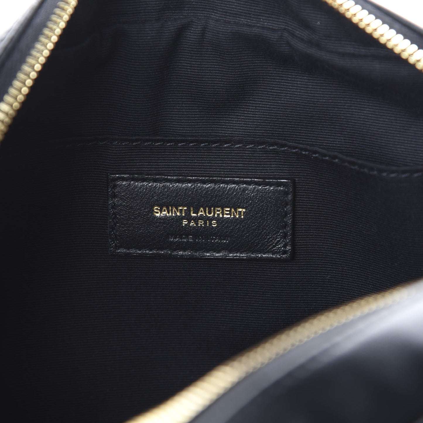 Calfskin Matelasse Monogram Lou Camera Bag Black