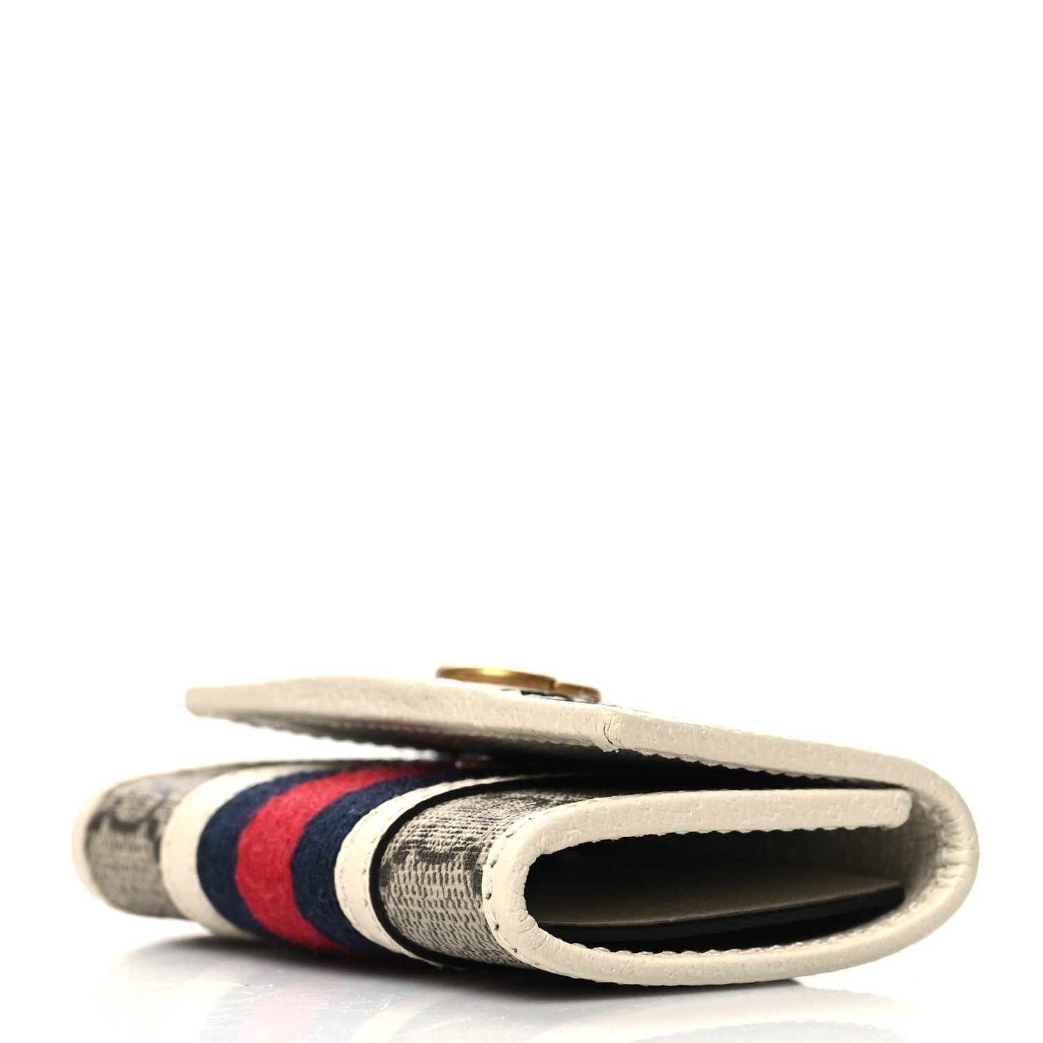 Gucci GG Supreme Monogram Web Ophidia 6 Key Holder Case Beige Mystic White 4 of 9