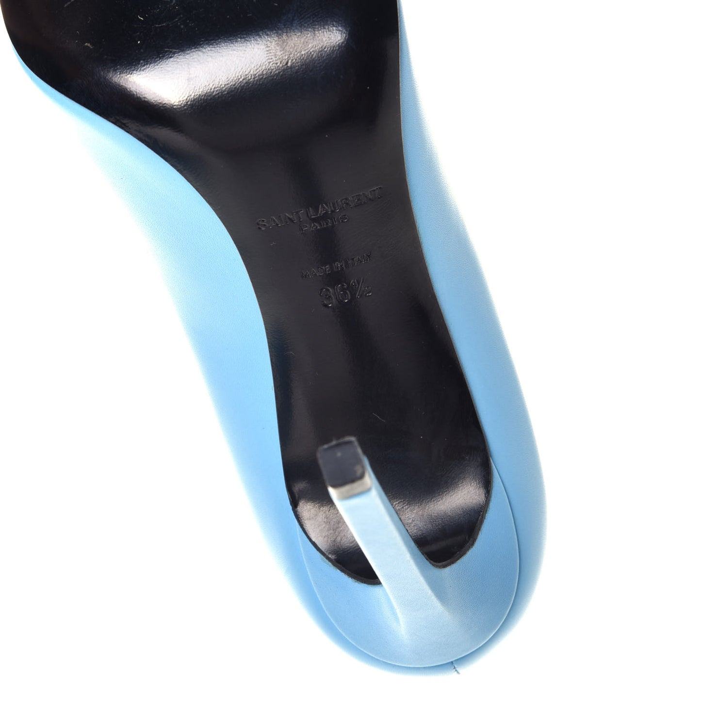 Calfskin Bi-Color Cap Toe 85 Pumps 36.5 Black Blue