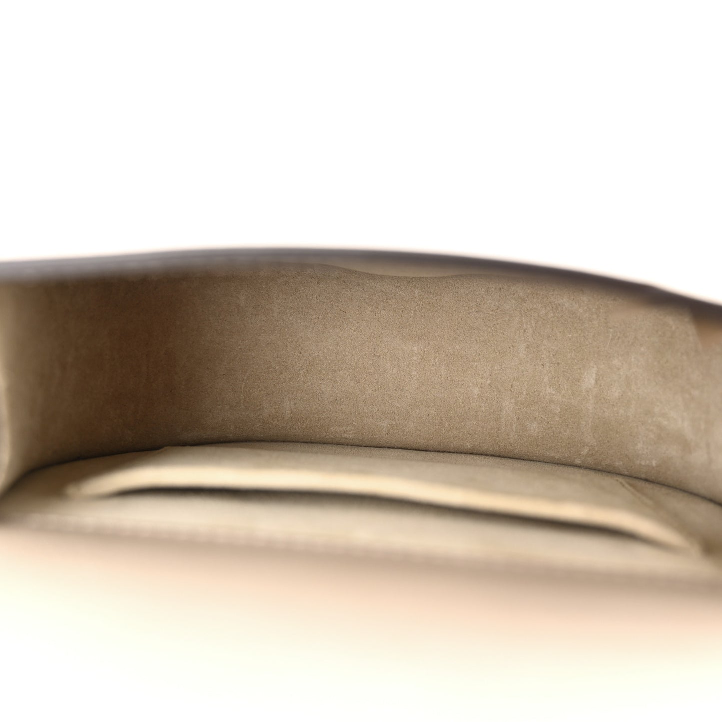 Calfskin Suede Small Nile Bracelet Bag Motty Grey