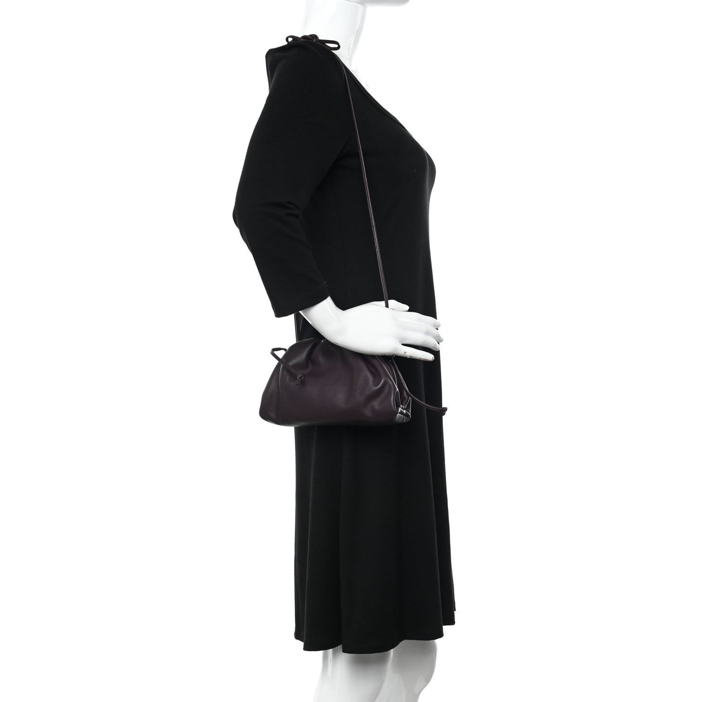 Butter Calfskin The Mini Pouch Grape