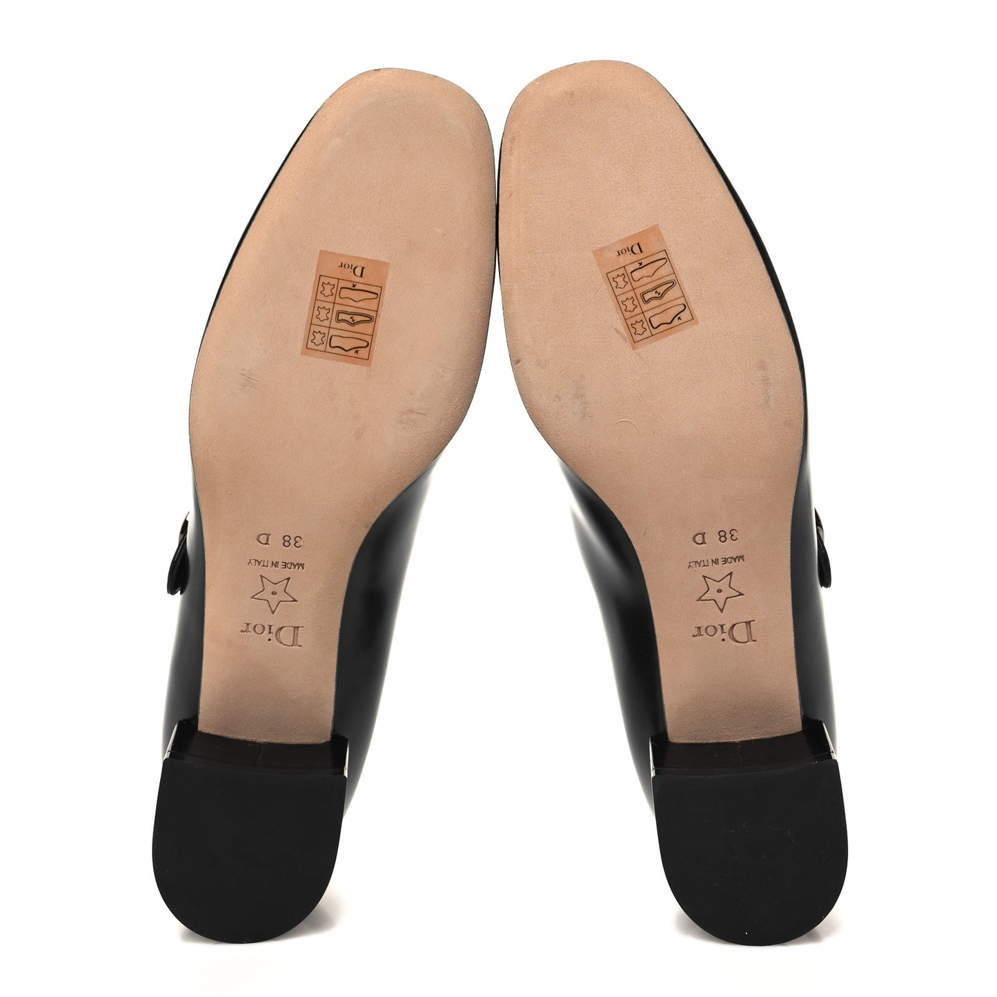 Brushed Calfskin Uniform 30mm Pumps 38 Black