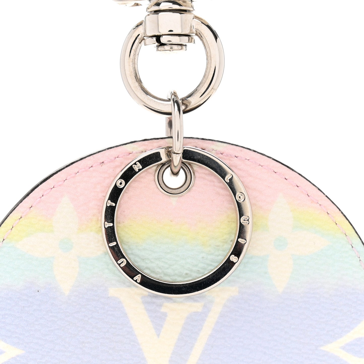 Monogram Escale Bag Charm Key Holder Pastel