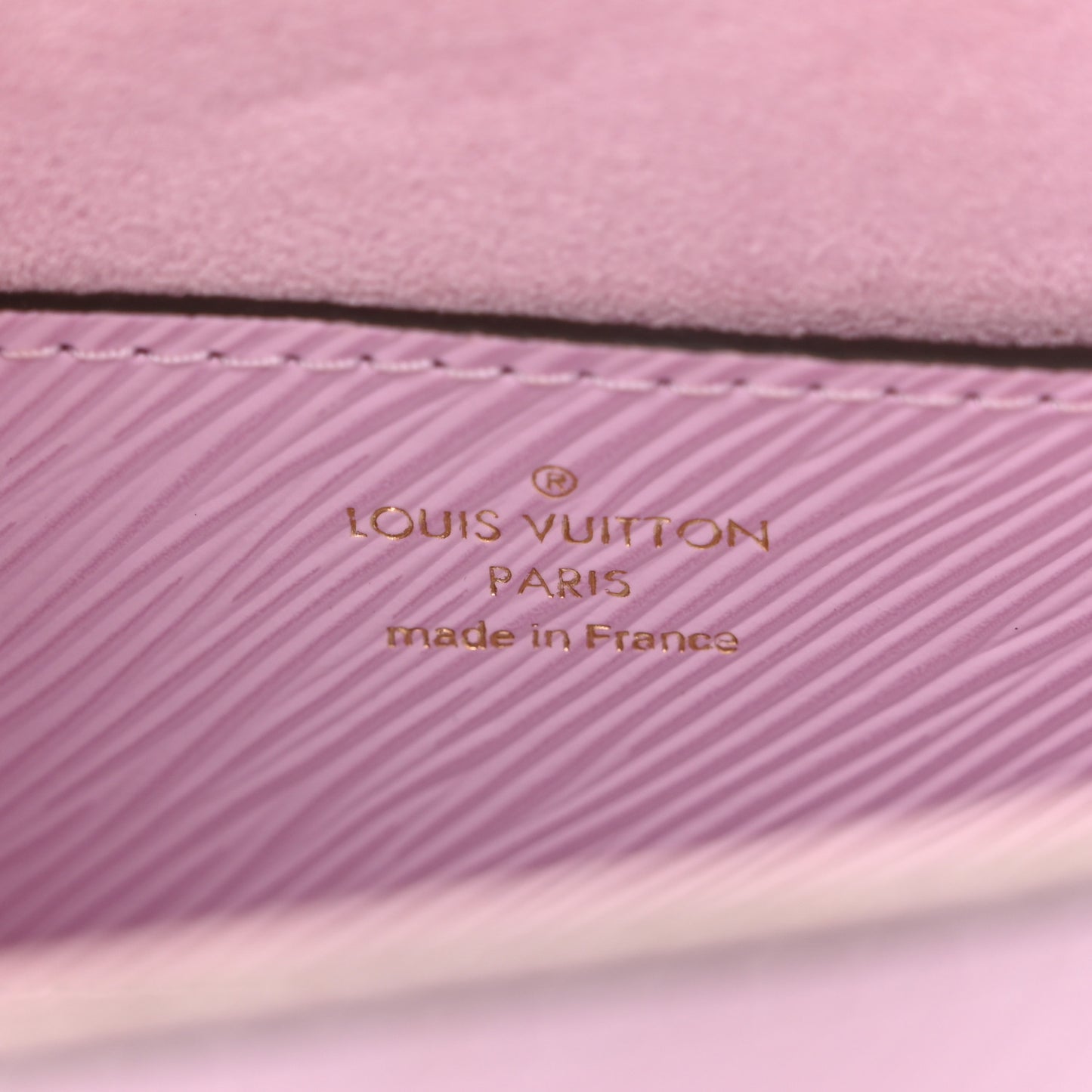Epi Twist Monogram Flower Chain Shoulder Bag MM Wisteria Pink Purple
