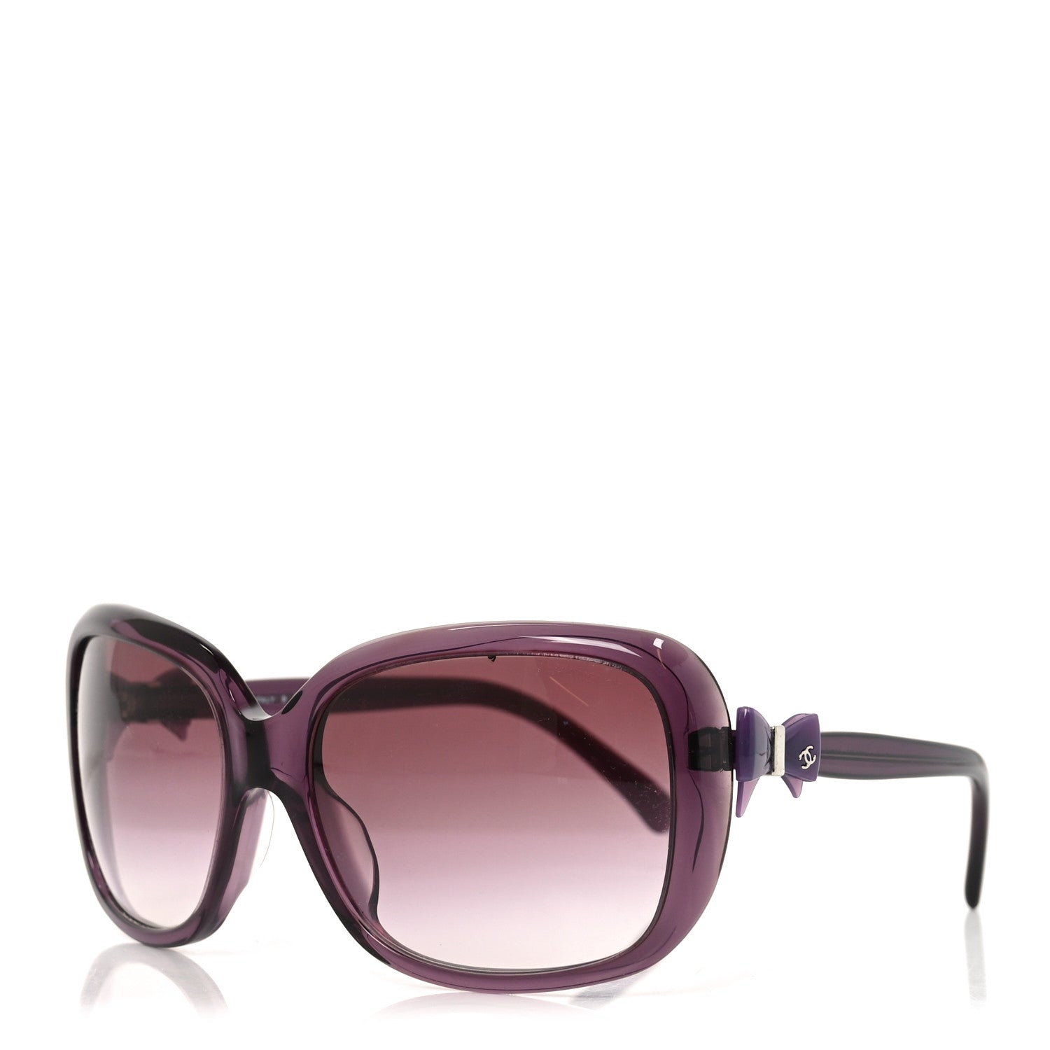 Chanel Acetate CC Bow Sunglasses 5171 Purple 1866133 – FASHIONPHILE