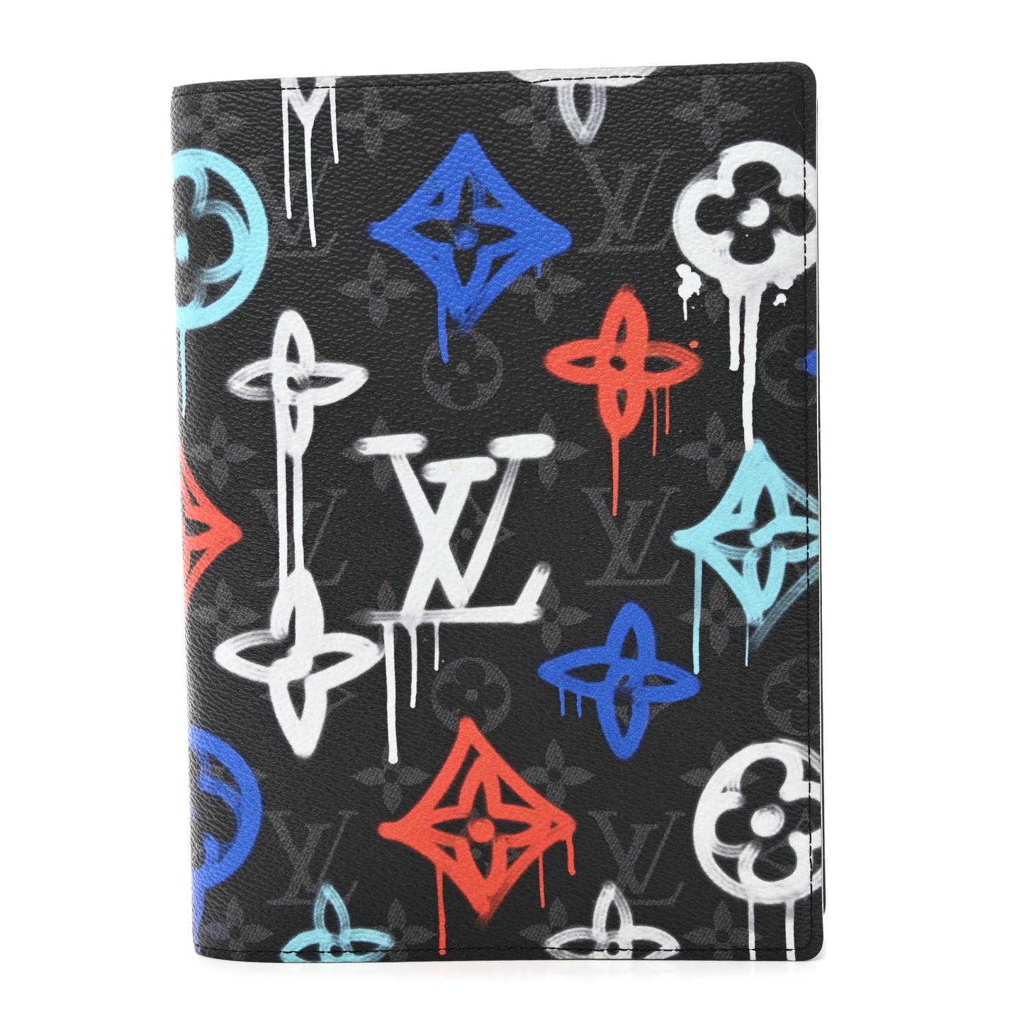 Monogram Eclipse LV Graffiti Auguste Notebook Cover Multicolor
