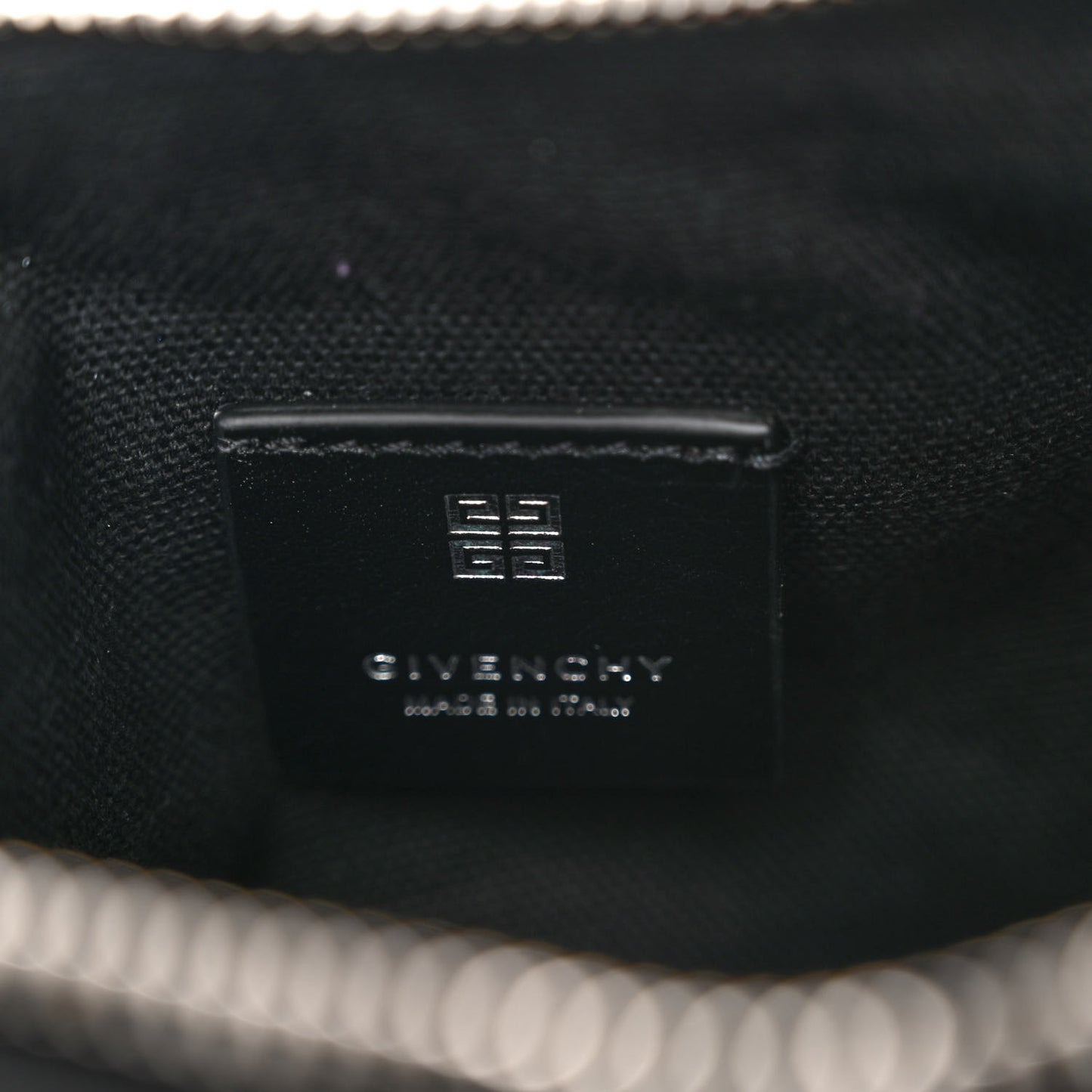 Tumbled Calfskin Mini Voyou Boyfriend Party Bag Black