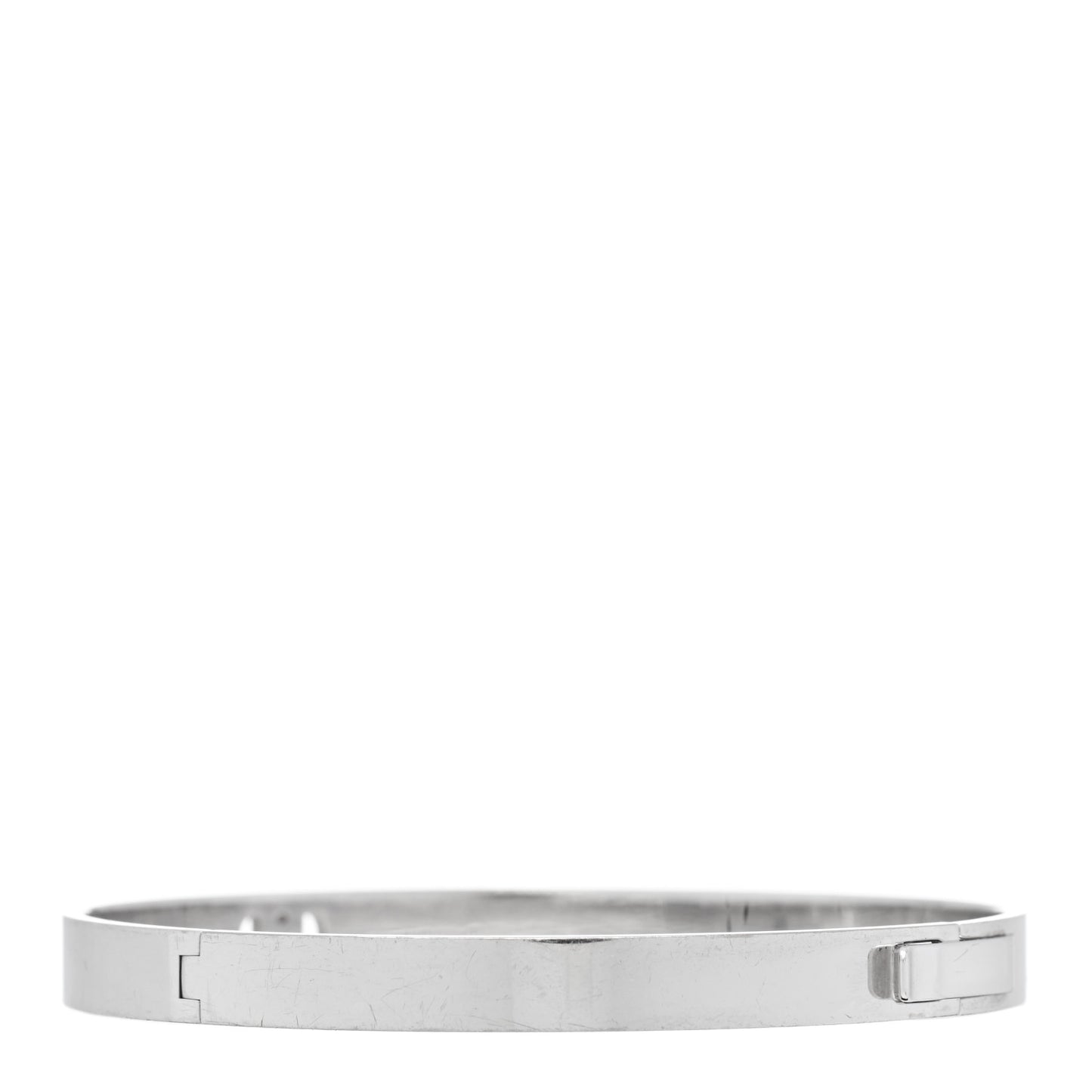 18K White Gold Diamond PM H D'Ancre Bracelet SH