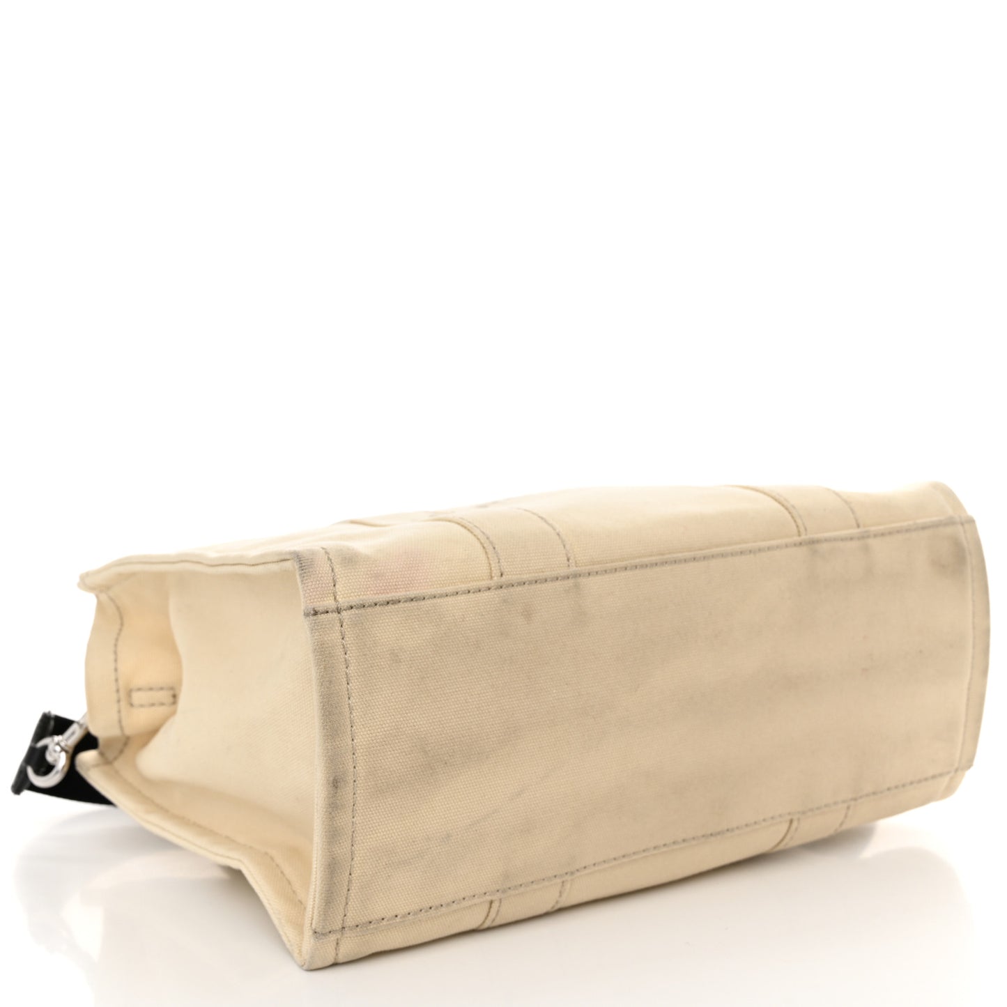 Cotton Canvas Medium The Traveler Tote Bag Beige
