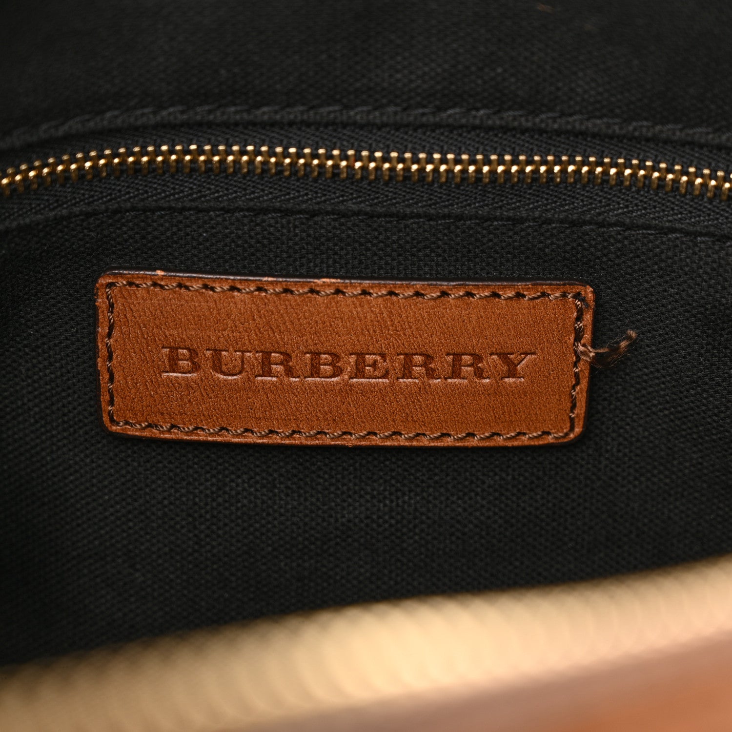 Burberry House Check Medium Alchester Bowling Bag Tan 6 of 20