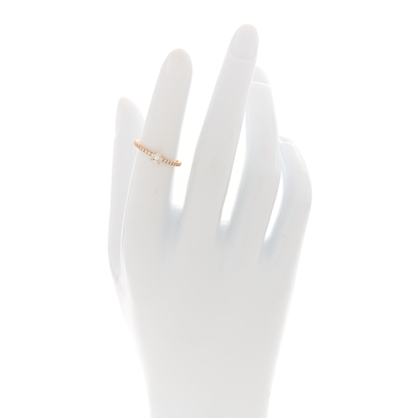 18K Yellow Gold Diamond Etincelle De Cartier Engagement Ring 50 5.25