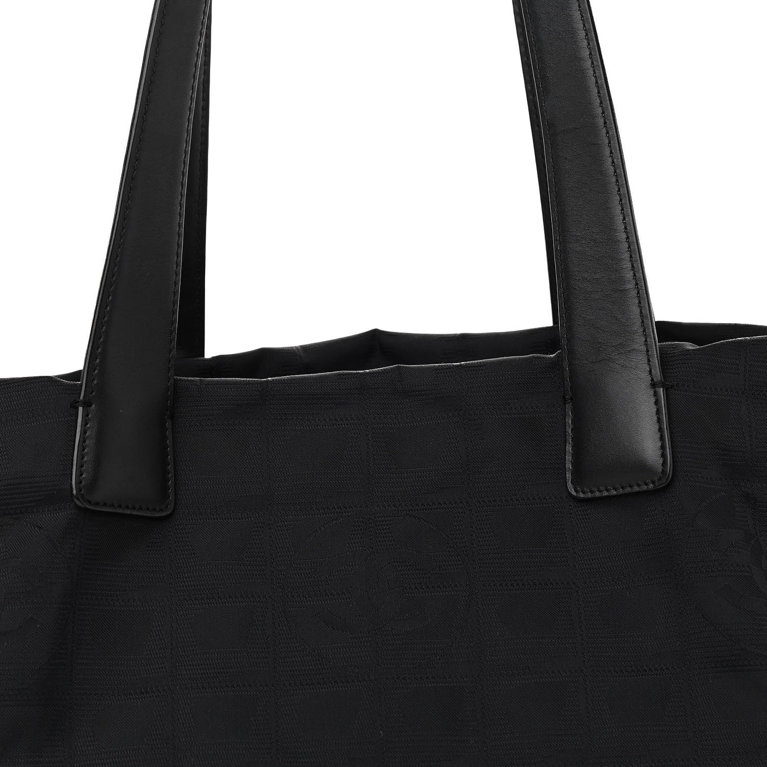 Chanel Nylon Medium Travel Tote Black 9 of 9