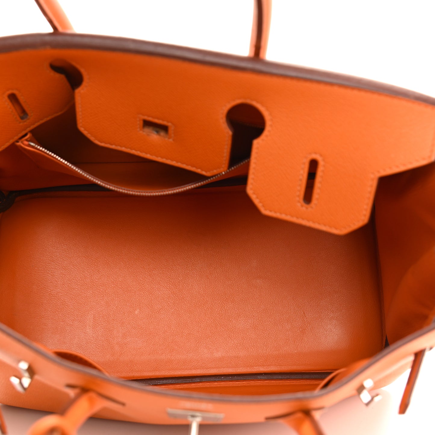 Epsom Birkin 30 Orange