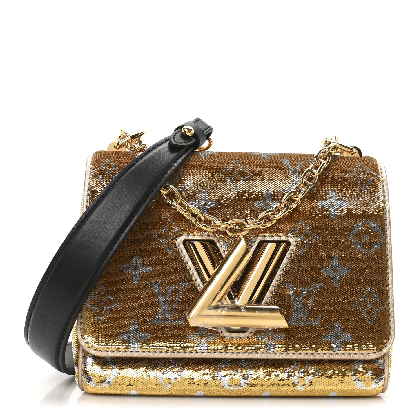 Monogram Sequins Twist PM Gold Silver
