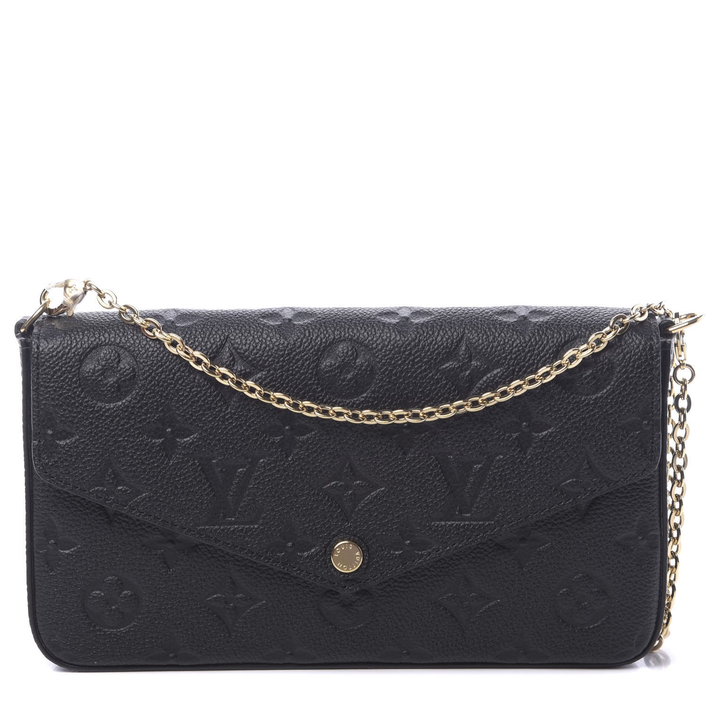 Empreinte Pochette Felicie Chain Wallet Black