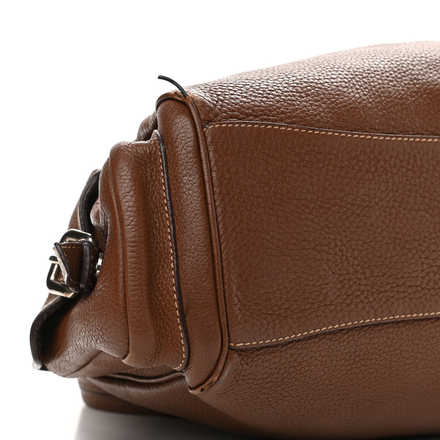 Vitello Daino Shoulder Bag Bruciato