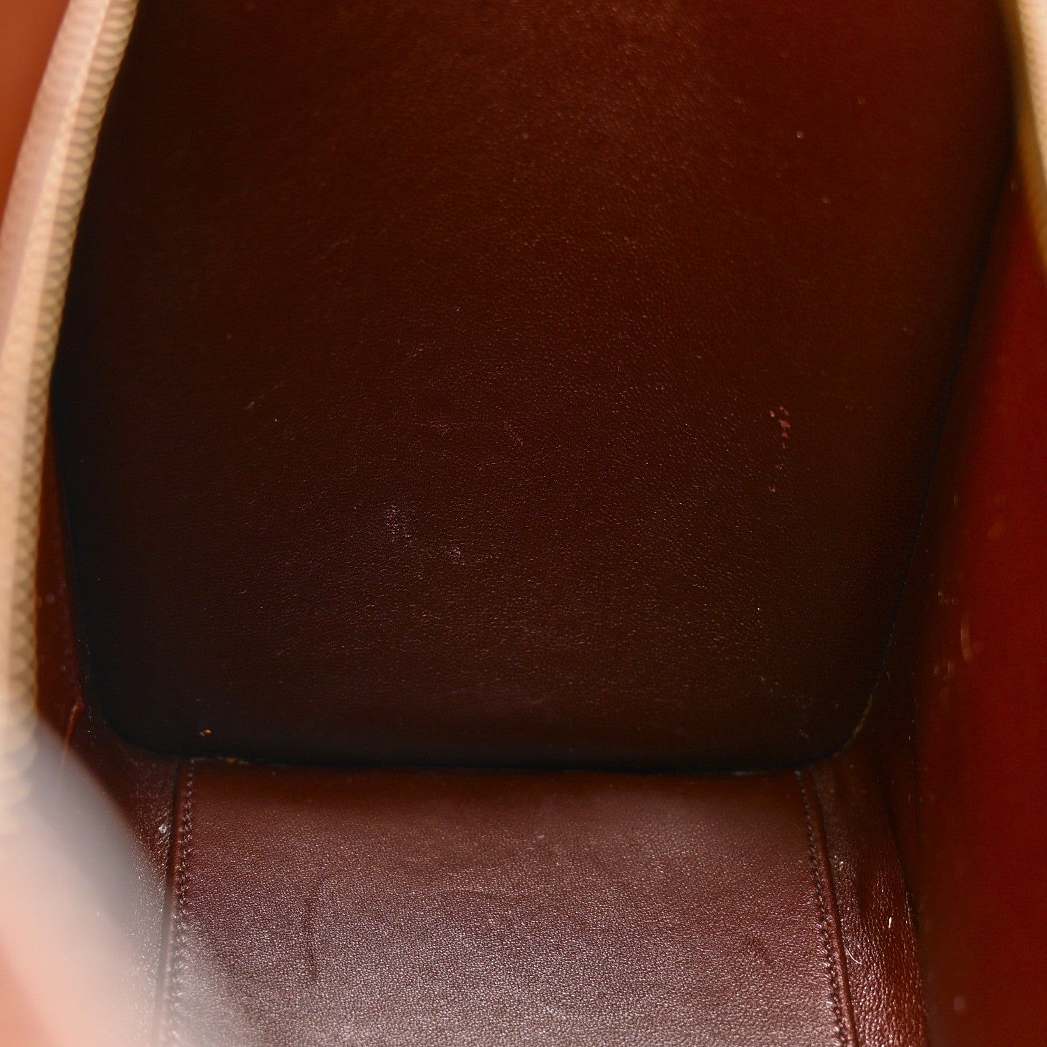 Celine Satinated Natural Calfskin Micro Luggage Dark Brown 11 of 14