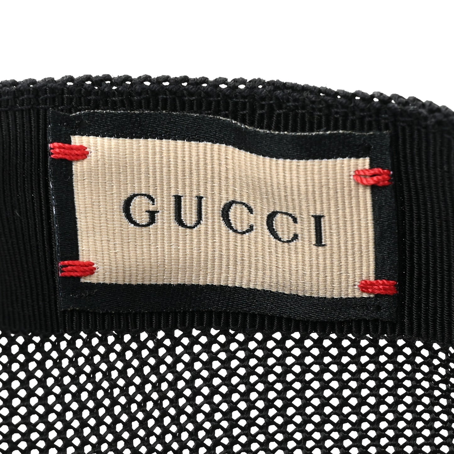 Logo Patch Baseball Hat L Black Red
