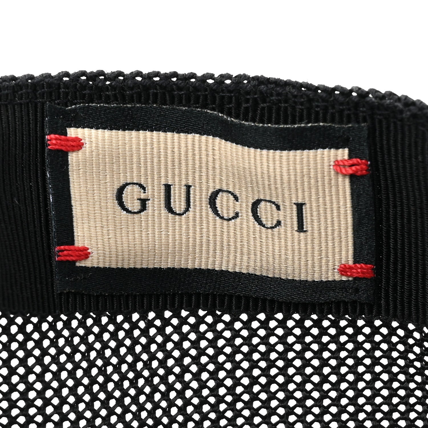 Gucci Logo Patch Baseball Hat L Black Red 6 of 9