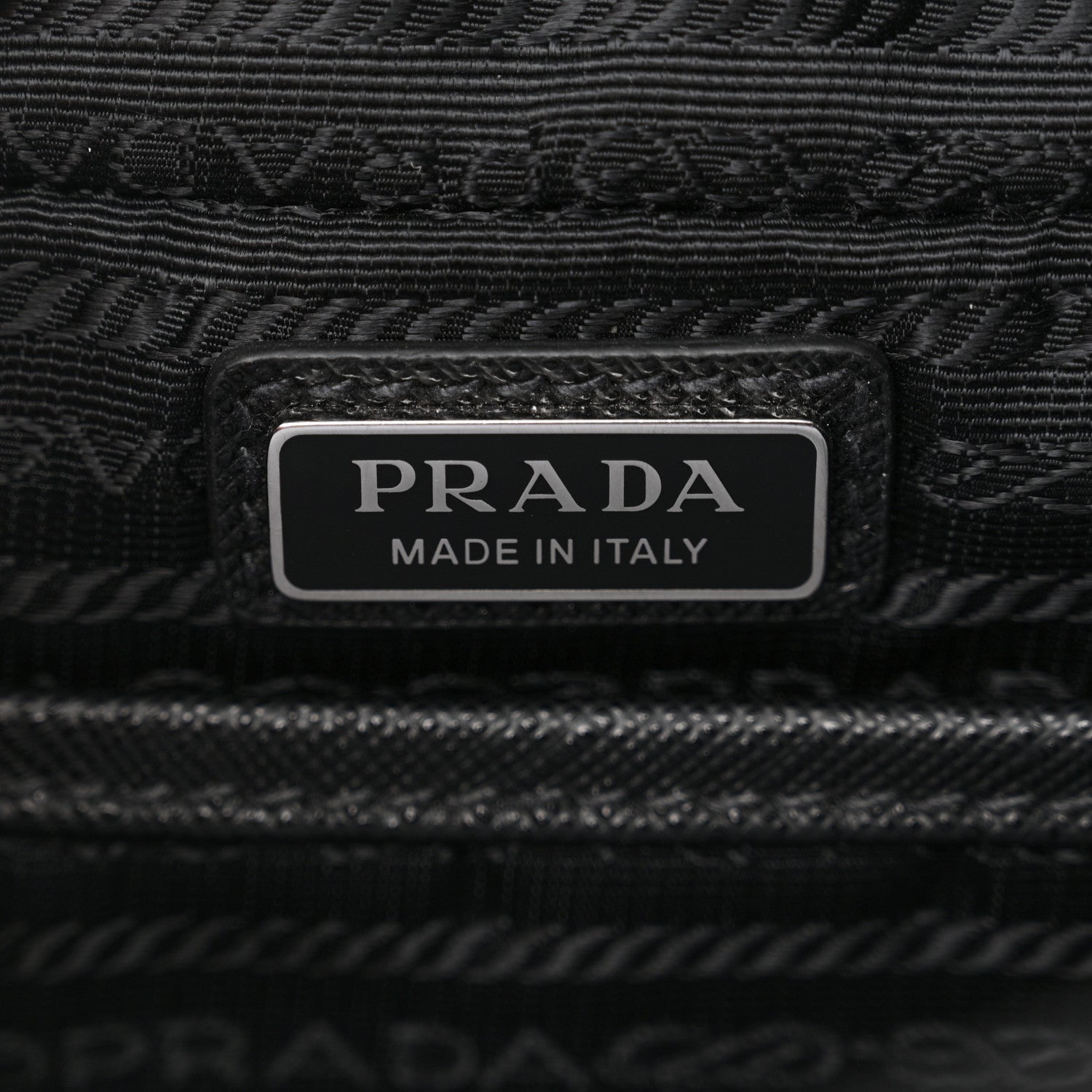 Prada Re-Nylon Saffiano Travel Brique Crossbody Bag Black 6 of 10