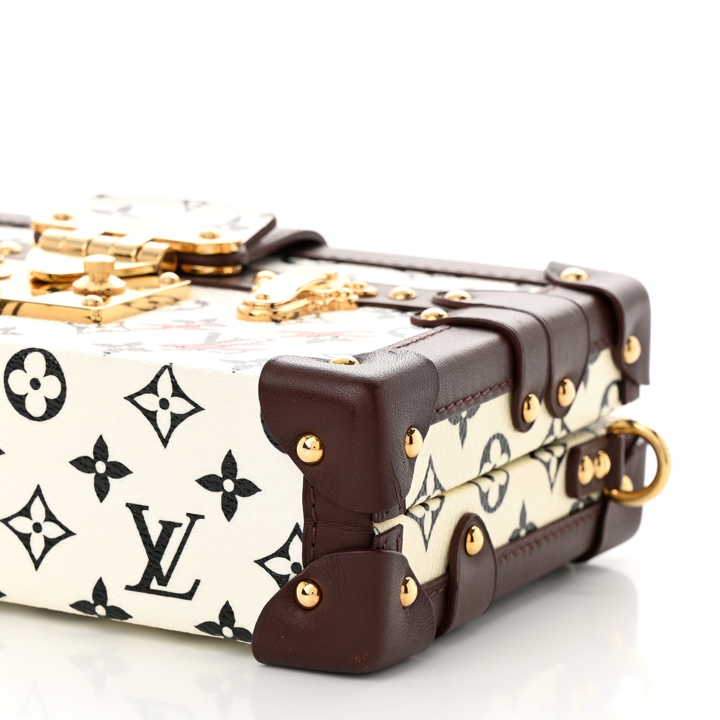 Monogram Petite Malle Black White