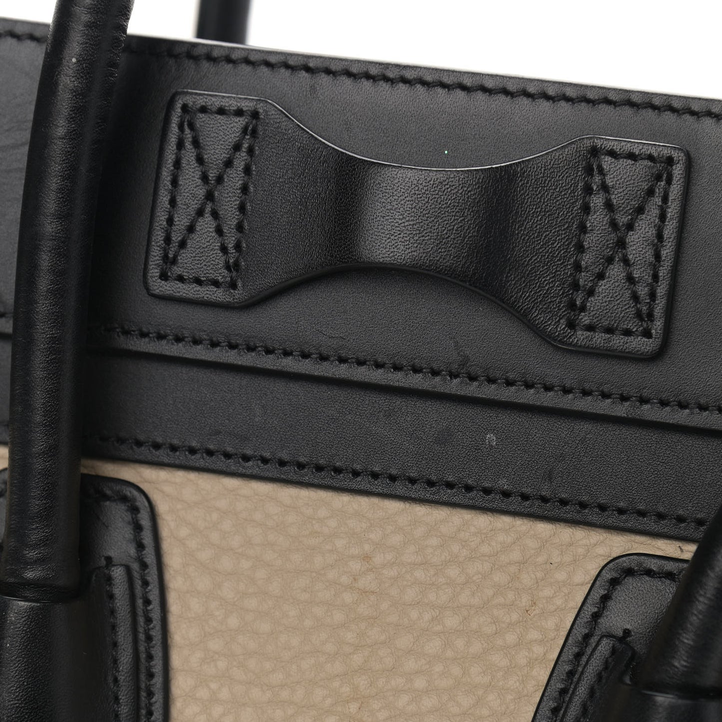 Bullhide Drummed Calfskin Micro Tri-Color Luggage Antarctic