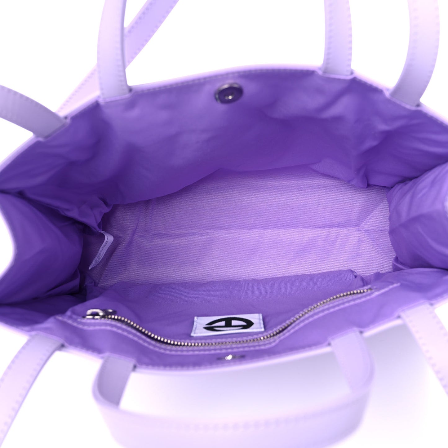 Vegan Leather Medium Shopping Bag Lavender
