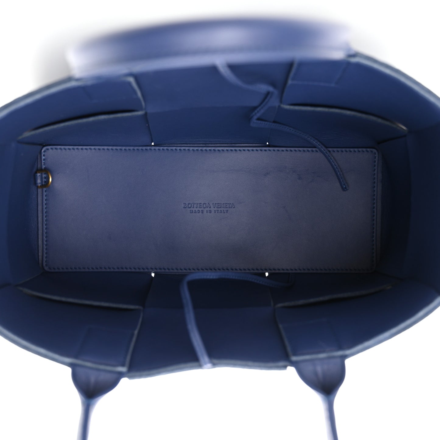 Smooth Calfskin Intrecciato Small Arco Tote Cruise