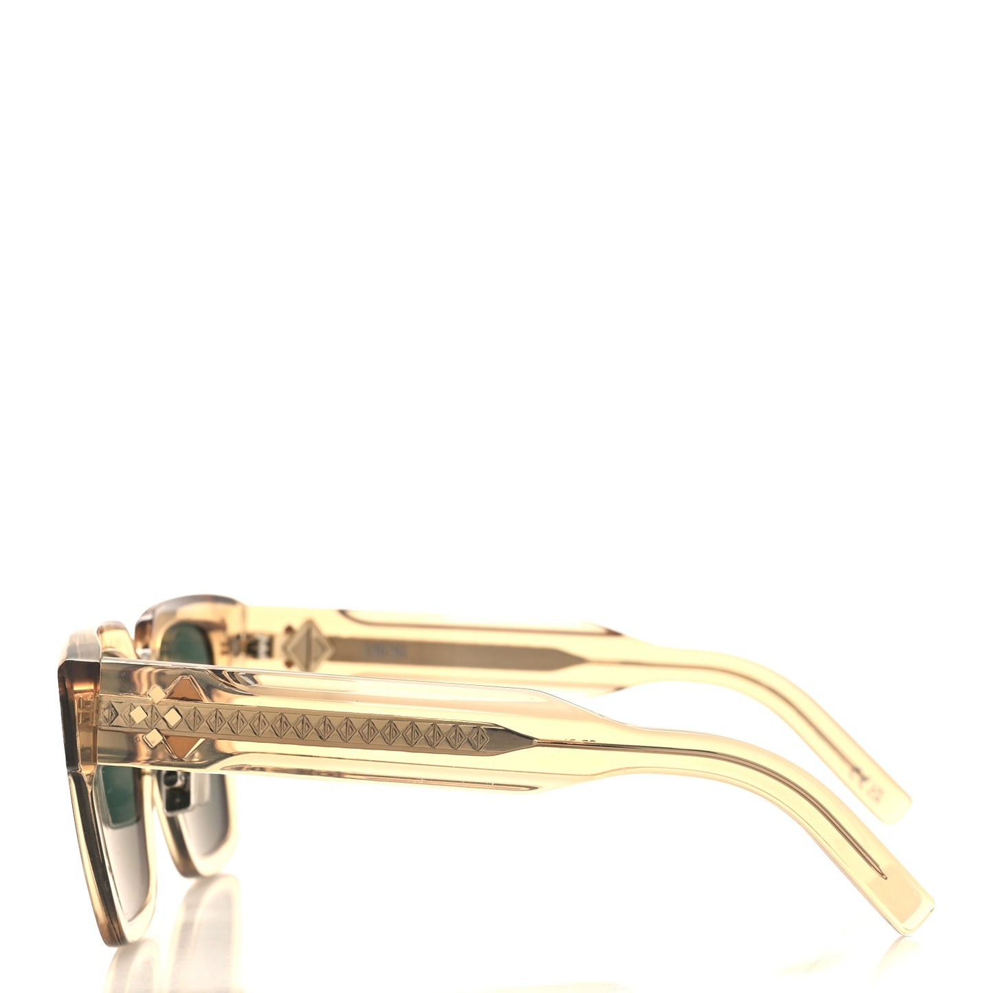 Acetate Diorsignature S10F Square Sunglasses Transparent