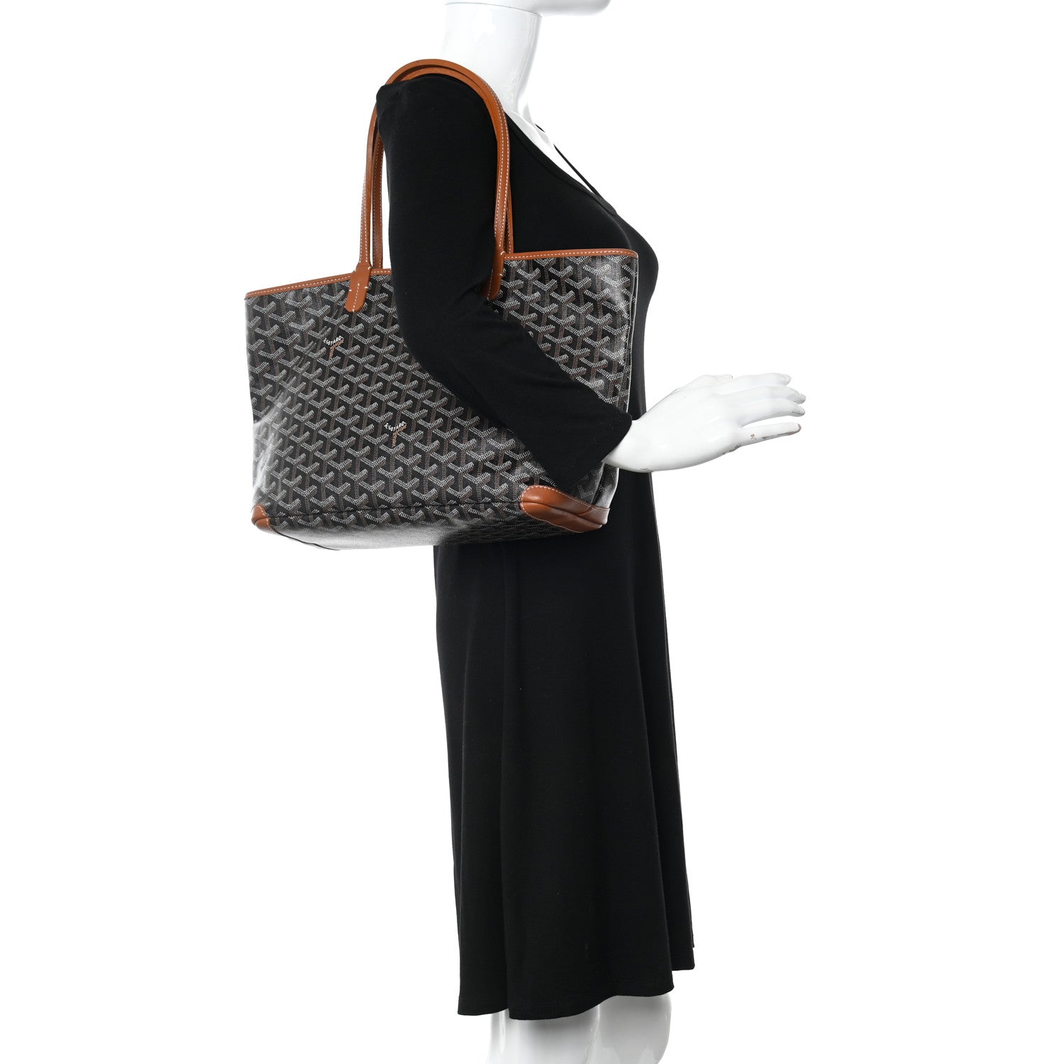 Goyard Goyardine Artois PM Black Gold 2 of 16