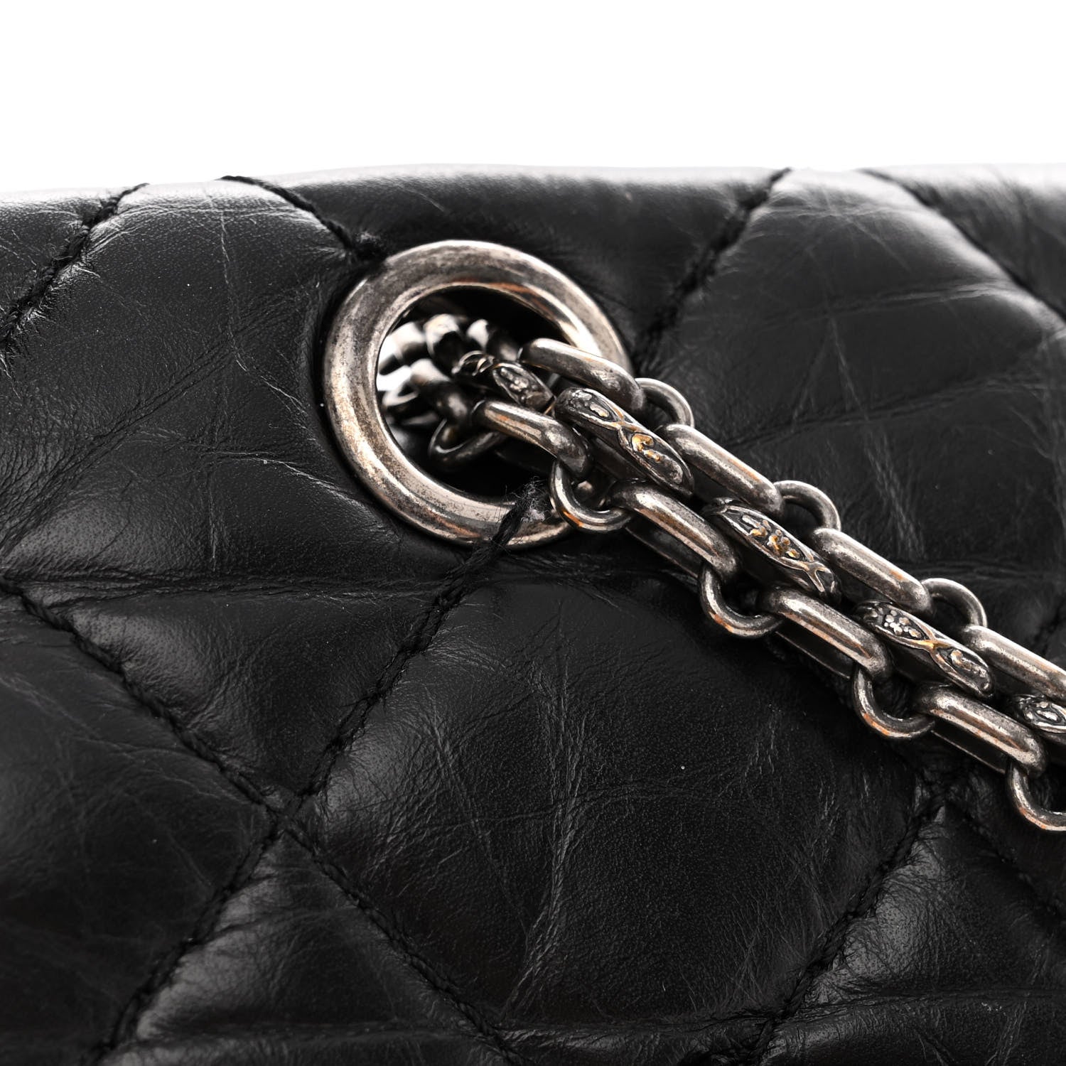 Chanel Aged Calfskin Quilted 2.55 Reissue 227 Flap Black 12 of 12