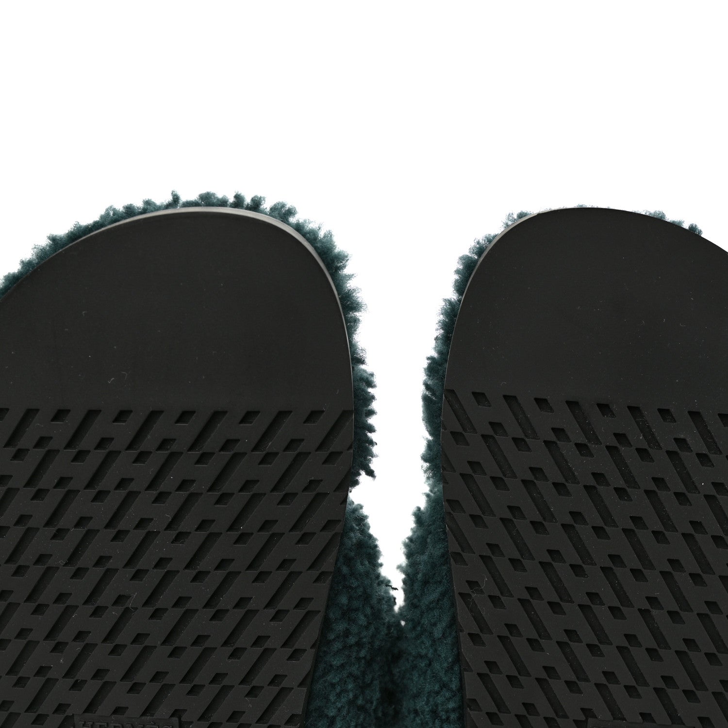 Hermes Woolskin Womens Chypre Sandals 36.5 Vert Anglais 8 of 8
